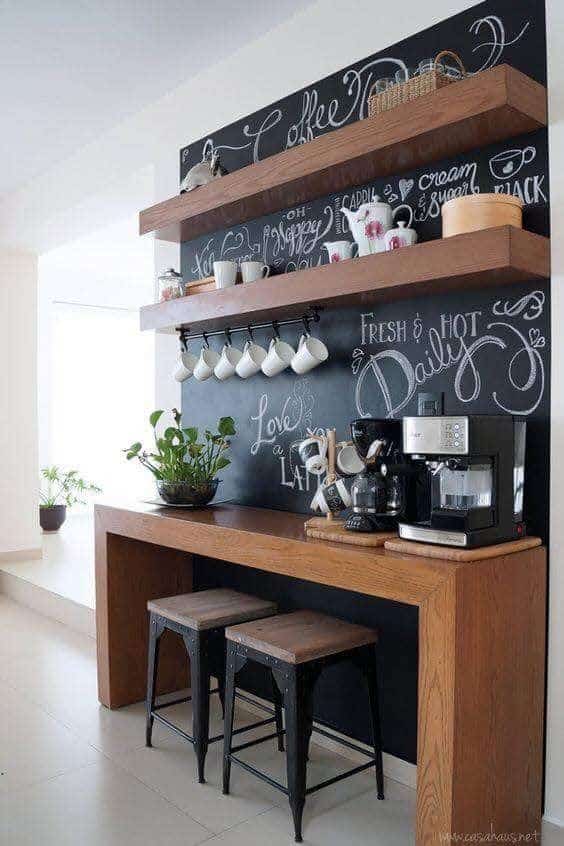 黑板咖啡吧的想法