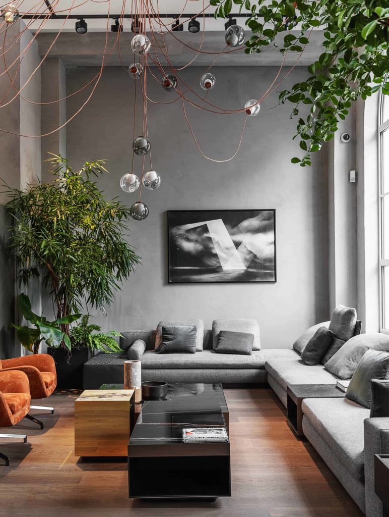 用灰色的艺术元素让你的客厅充满想象力