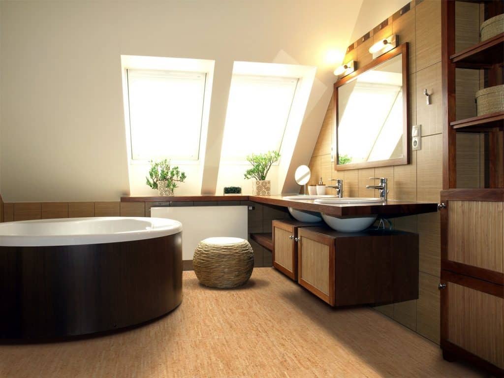 浴室地板软木砖14