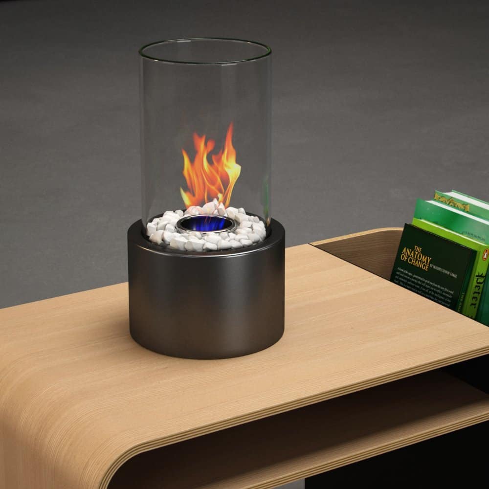 君威火焰伊甸园无孔的桌面便携式生物乙醇的壁炉