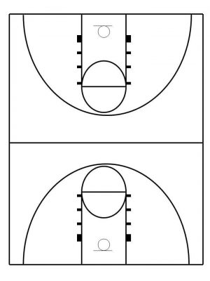 篮球场图